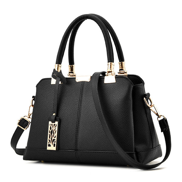 Women PU Leather Handbags For Ladies Large Tote Bag