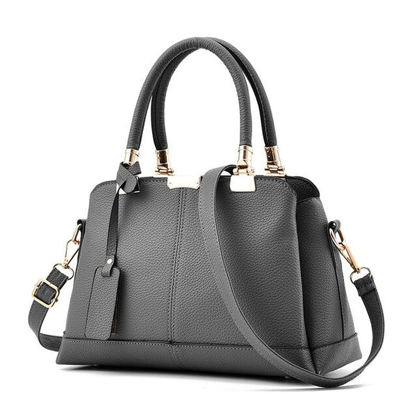 Women PU Leather Handbags For Ladies Large Tote Bag