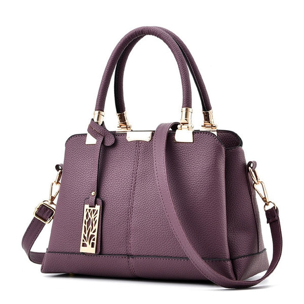 Women PU Leather Handbags For Ladies Large Tote Bag
