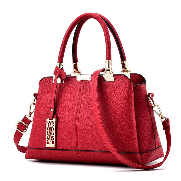 Women PU Leather Handbags For Ladies Large Tote Bag