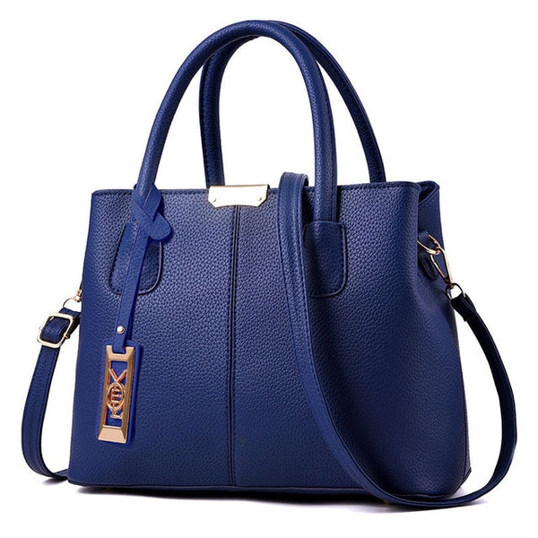 Women PU Leather Hand bags Ladies Large Tote Bag