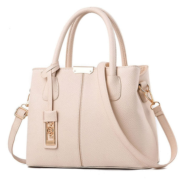 Women PU Leather Hand bags Ladies Large Tote Bag