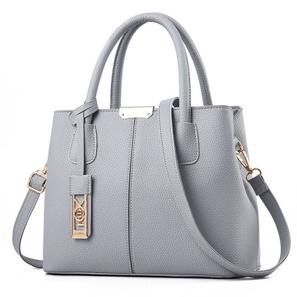 Women PU Leather Hand bags Ladies Large Tote Bag