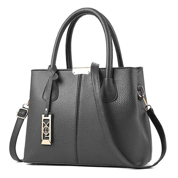 Women PU Leather Hand bags Ladies Large Tote Bag