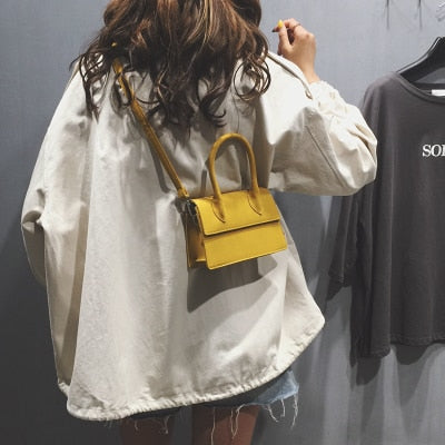 Fashion Mini Nubuck Top-handle Handbags Bag