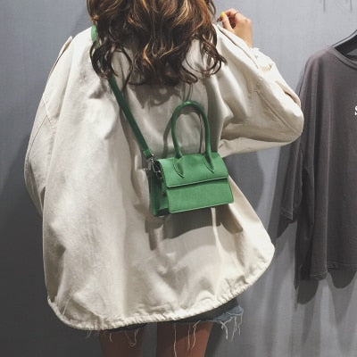 Fashion Mini Nubuck Top-handle Handbags Bag