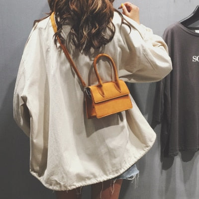 Fashion Mini Nubuck Top-handle Handbags Bag