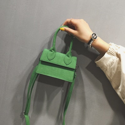 Fashion Mini Nubuck Top-handle Handbags Bag