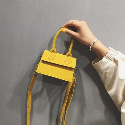 Fashion Mini Nubuck Top-handle Handbags Bag