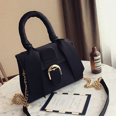 2019 Luxury Messenger Bags Women Bowknot Chains Flap Bag