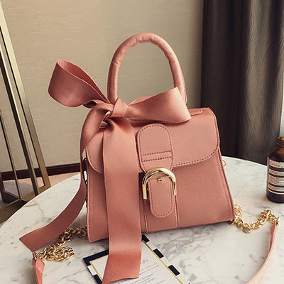 2019 Luxury Messenger Bags Women Bowknot Chains Flap Bag
