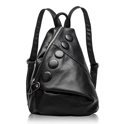 Genuine Leather Backpacks Women Designer Leather Bag