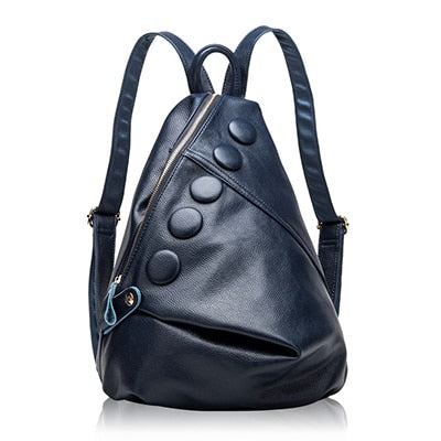 Genuine Leather Backpacks Women Designer Leather Bag