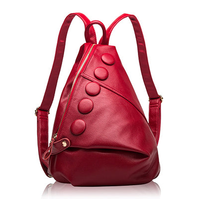 Genuine Leather Backpacks Women Designer Leather Bag