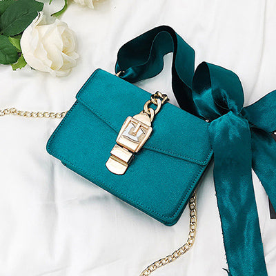 Luxury Messenger Bags Women Fashion Chains Handbags Bowknot Shoulder Bag