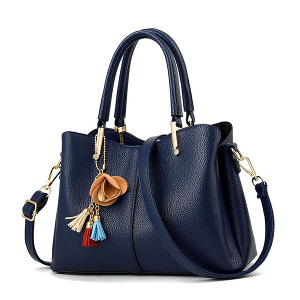 Women PU Leather Handbags Ladies Large Tote Bag