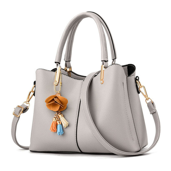 Women PU Leather Handbags Ladies Large Tote Bag