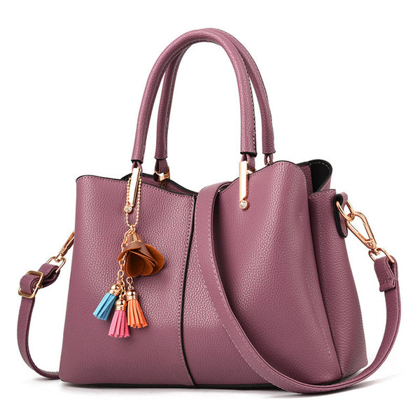 Women PU Leather Handbags Ladies Large Tote Bag