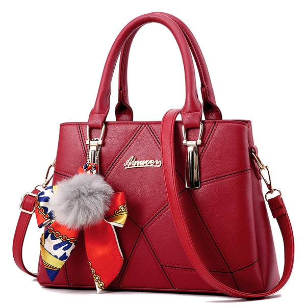 Female Casual Shoulder Bags Quality Top-Handle Tote Bag