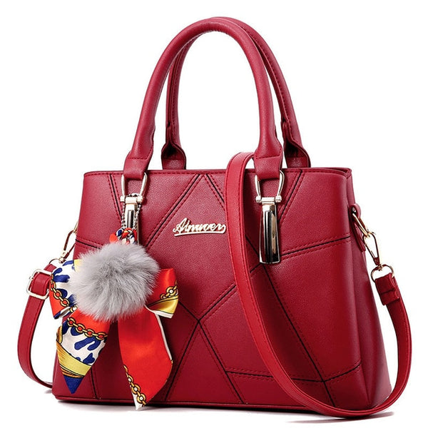 Female Casual Shoulder Bags Quality Top-Handle Tote Bag