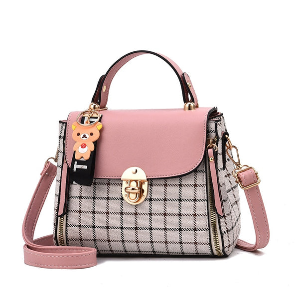 Women Fashion Crossbody Bag for Women Lattice Shoulder Bag