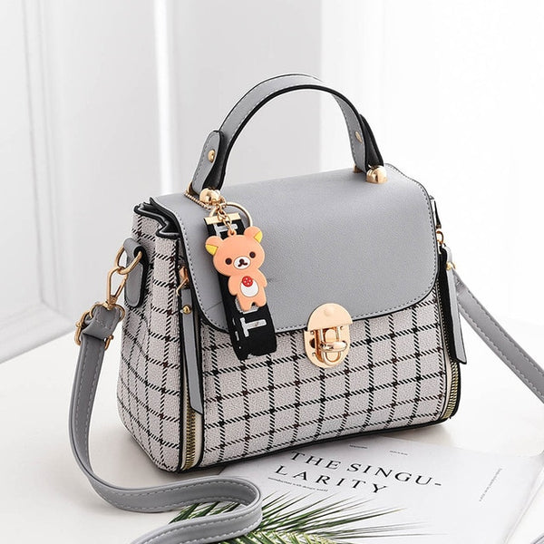 Women Fashion Crossbody Bag for Women Lattice Shoulder Bag