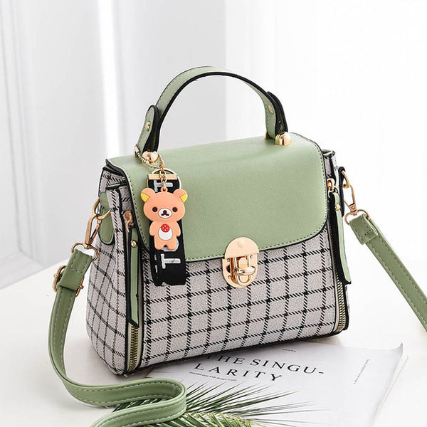 Women Fashion Crossbody Bag for Women Lattice Shoulder Bag