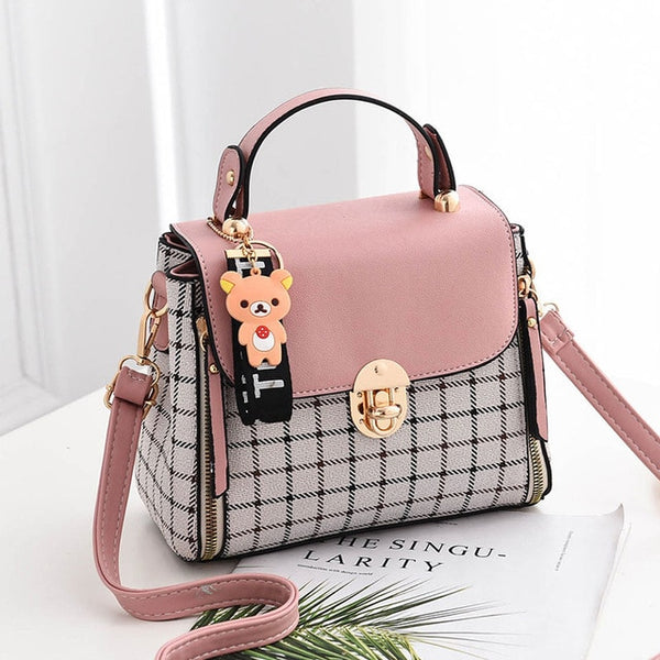 Women Fashion Crossbody Bag for Women Lattice Shoulder Bag