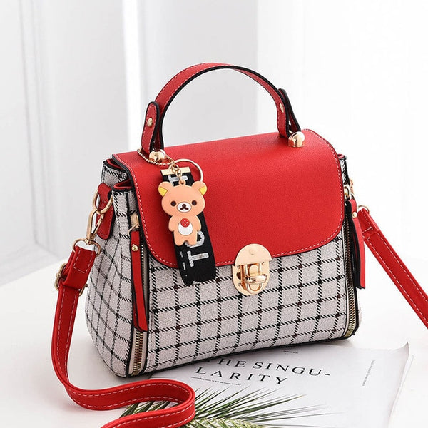 Women Fashion Crossbody Bag for Women Lattice Shoulder Bag